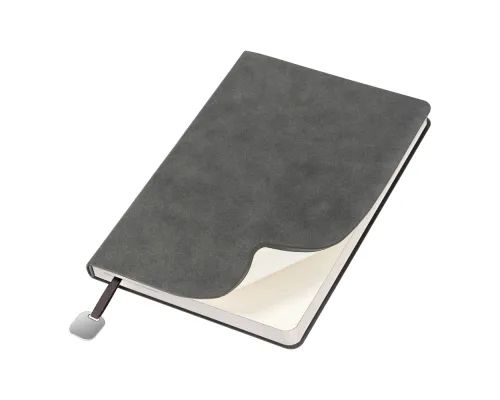Ежедневник Flexy Nuba А5, темно-серый, недатированный, в гибкой обложке
