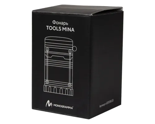 Фонарь Tools Mina, для кемпинга, с вентилятором, пластиковый, черный