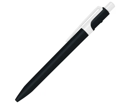 Ручка шариковая пластиковая Ravena Color черная/белая