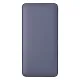 Внешний аккумулятор (powerbank) «WeCharge Velvet», 10 000 mAH, 5V -2A , c цифровым дисплеем для контроля заряда, темно-синий
