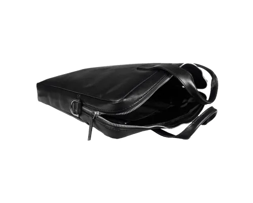 Портфель из натуральной кожи Leather Country Attashe, черный