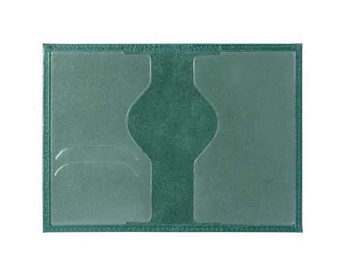 Обложка для автодокументов Leather Sky Flotter Sun из натуральной кожи, зеленая