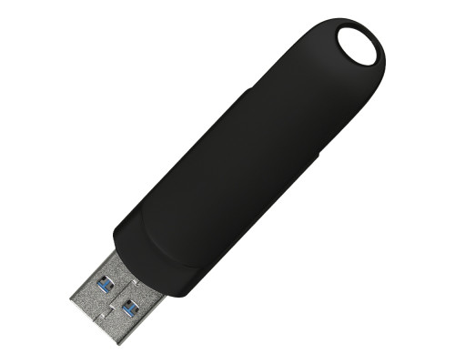 Флеш накопитель USB 3.0 + TYPE C Cupertino, металл, черный матовый, 32 GB Флеш накопитель USB 3.0 + TYPE C Cupertino, металл, черный матовый, 32 GB