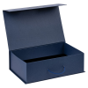 Подарочная коробка, размер 39*26,3*11 см, Solution Prestige Big Case Soft с магнитным клапаном и ручкой , с EVA ложементом 36,8*25,1*4 см под индивидуальную вырубку, темно-синяя