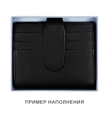 Коробка подарочная Solution, синяя, размер 11*10*2,4 см