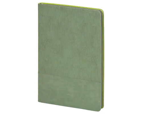 Ежедневник Flexy Sagrada Velvet Nordic A5, зеленый, недатированный, в гибкой обложке