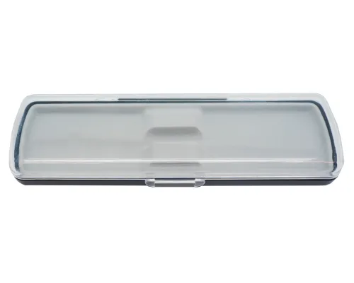 Футляр для ручки Pencase Uno, пластик, прозрачный/черный