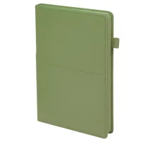 Ежедневник Smart Asti Linen А5, оливковый, недатированный, в твердой обложке с поролоном