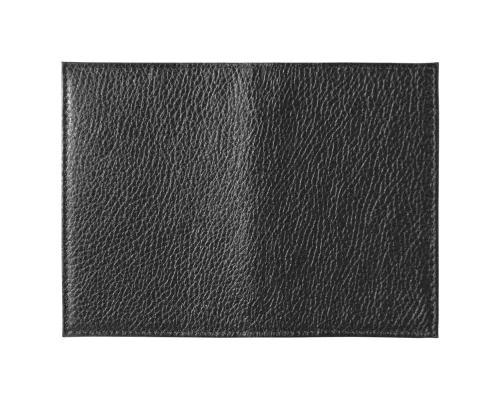 Обложка для автодокументов Leather Sky Flotter Sun из натуральной кожи, черная