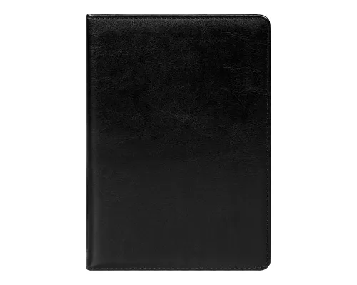 Ежедневник City Nebraska Tennessee A5, недатированный, черный с серебристым срезом