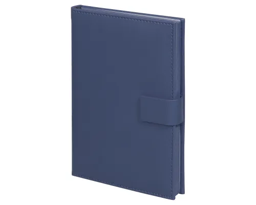 Ежедневник City Latte Pasadena А5, темно-синий, недатированный, в твердой обложке с поролоном и с магнитным клапаном