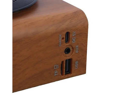 Ретро радио в стиле радиолы, Heritage Nostalgia, диапазон частот  AM FM SW, с USB порт,  Bluetooth, цвет коричневый