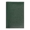 Обложка для автодокументов Leather Sky Flotter Sun из натуральной кожи, зеленая 7730С