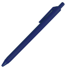 Ручка шариковая Ponte Soft, пластиковая, софт тач, синяя