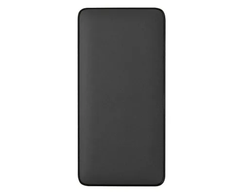 Внешний аккумулятор (powerbank) «WeCharge Velvet», 10 000 mAH, 5V -2A , c цифровым дисплеем для контроля заряда, черный