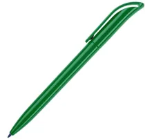 Ручка шариковая, пластиковая, зеленая, COCO