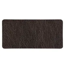 Шеврон Rectangle Mocco размер 60*30 мм, коричневый, со скругленными углами