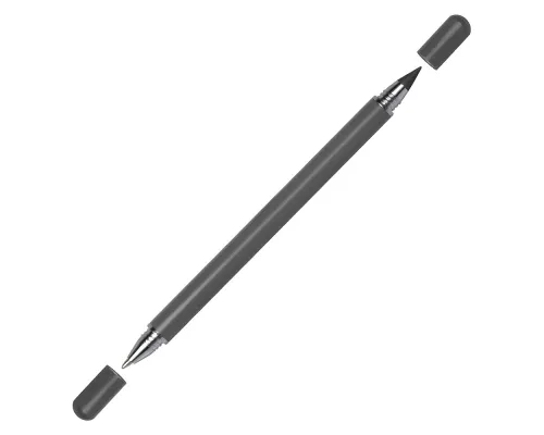 Ручка шариковая и вечный карандаш ETERNITY, металлическая, серая, матовая