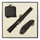 Набор подарочный Solution Superior Trio (Фонарь телескопический Tools Flashlight, рулетка Tools Master, 3 метра, нож складной многофункциональный Tools Driver, 7 в 1) черный