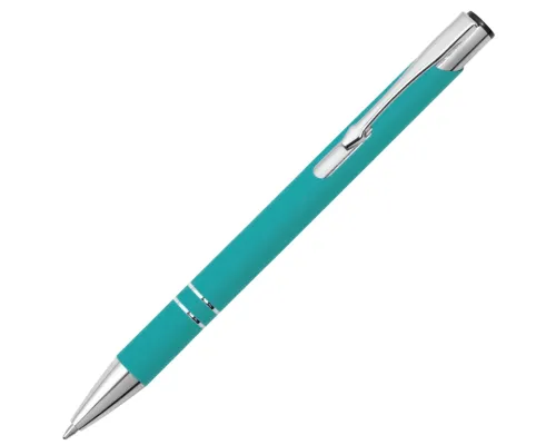Ручка шариковая Legend Soft Touch, бирюзовая Ручка шариковая Legend Soft Touch, бирюзовая