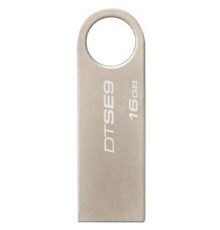 Флеш накопитель USB 2.0 Kingston DataTraveler SE9 16GB, металл, серебристый