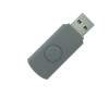 Корпус для флеш накопителя Twister 16GB, пластик Софт Тач, серый
