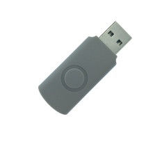 Корпус для флеш накопителя Twister 16GB, пластик Софт Тач, серый