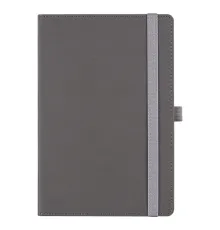 Ежедневник Alfa Note Pasu А5, серый/серый,  недатированный, в твердой обложке