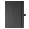 Блокнот Flexy Forest Urban Soft leather  А5, недатированный, с резинкой и петлей для ручки, в гибкой обложке, черный
