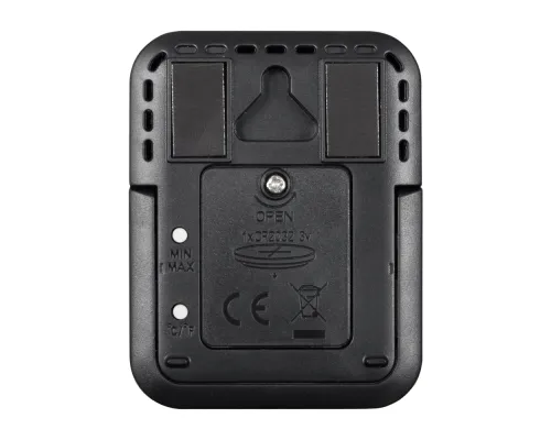 Термометр-гигрометр Phoenix настольный/настенный,с ж/к дисплеем, черный