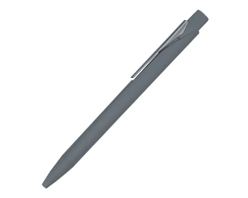Ручка шариковая Master Soft, пластиковая Софт Тач, серая