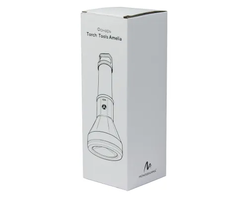 Фонарь Tools Amelia, пластиковый, аккумуляторный, с зарядкой type-c,  черный