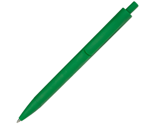 Ручка шариковая Хит, пластиковая, софт-тач, зеленая, pantone 348 С Ручка шариковая Хит, пластиковая, софт-тач, зеленая, pantone 348 С