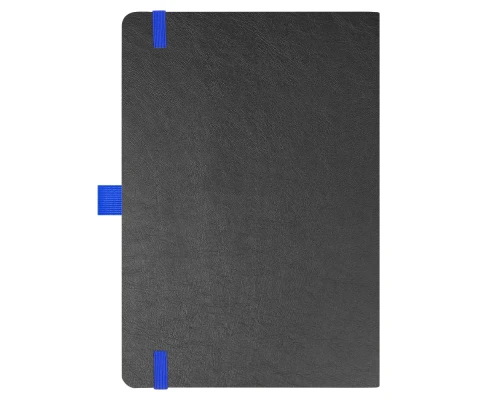 Блокнот Flexy Forest Urban Soft leather  А5, недатированный, с резинкой и петлей для ручки, в гибкой обложке, черно-синий