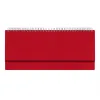 Планинг Alfa Soft 325*130 мм, красный, недатированный, в твердой обложке