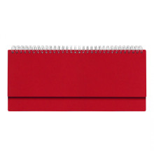 Планинг Alfa Soft 325*130 мм, красный, недатированный, в твердой обложке