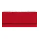 Планинг Alfa Soft 325*130 мм, красный, недатированный, в твердой обложке