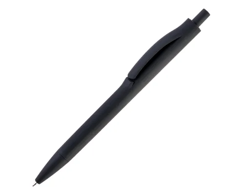 Ручка шариковая IGLA SOFT, пластиковая, софт-тач, черная
