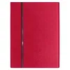 Ежедневник Alfa Bird Petrus A5, красный, недатированный, в твердой обложке с металлическим элементом