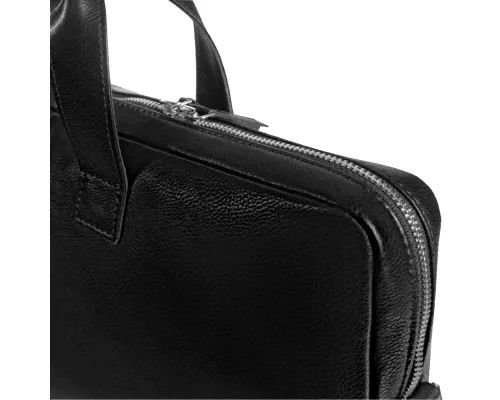 Портфель из натуральной кожи Leather Country Attashe, черный