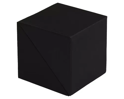 Настольный органайзер в картонном переплете Stick and Stay размер 9,5*9,5*9,5 см, черный