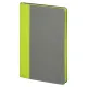 Ежедневник Flexy Viva Latte Sand Color A5, серый с салатовым, недатированный, в гибкой обложке