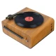 Ретро радио в стиле радиолы, Heritage Nostalgia, диапазон частот  AM FM SW, с USB порт,  Bluetooth, цвет светло-коричневый