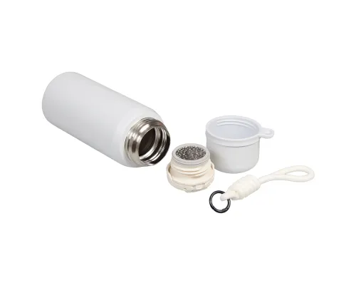 Термос вакуумный стальной La Vie с ремувкой  двухстеночный 500 мл матовый в подарочной упаковке, белый