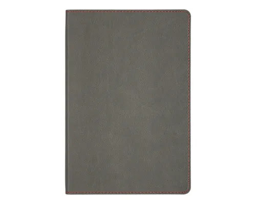 Ежедневник Flexy Latte Color А5, серый с красным срезом и красным форзацем, недатированный, в гибкой обложке Ежедневник Flexy Latte Color А5, серый с красным срезом и красным форзацем, недатированный, в гибкой обложке
