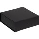 Подарочная коробка, размер 25*21*8,5 см, Solution Prestige Linen с магнитным клапаном, черная,