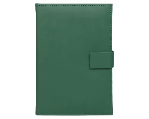 Ежедневник City Latte Pasadena А5, зеленый, недатированный, в твердой обложке с поролоном и с магнитным клапаном