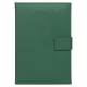 Ежедневник City Latte Pasadena А5, зеленый, недатированный, в твердой обложке с поролоном и с магнитным клапаном