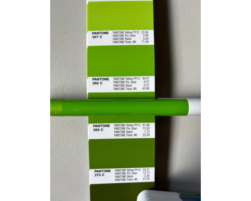 Ручка шариковая Alana Color, пластиковая, салатовая Ручка шариковая Alana Color, пластиковая, салатовая