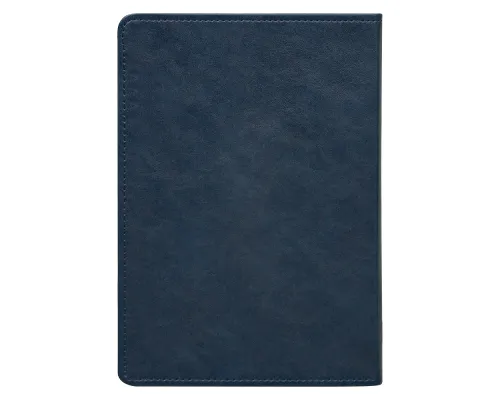 Ежедневник Urban Elegiya Ausone A5, темно-синий с серебристым, недатированный, в полугибкой обложке